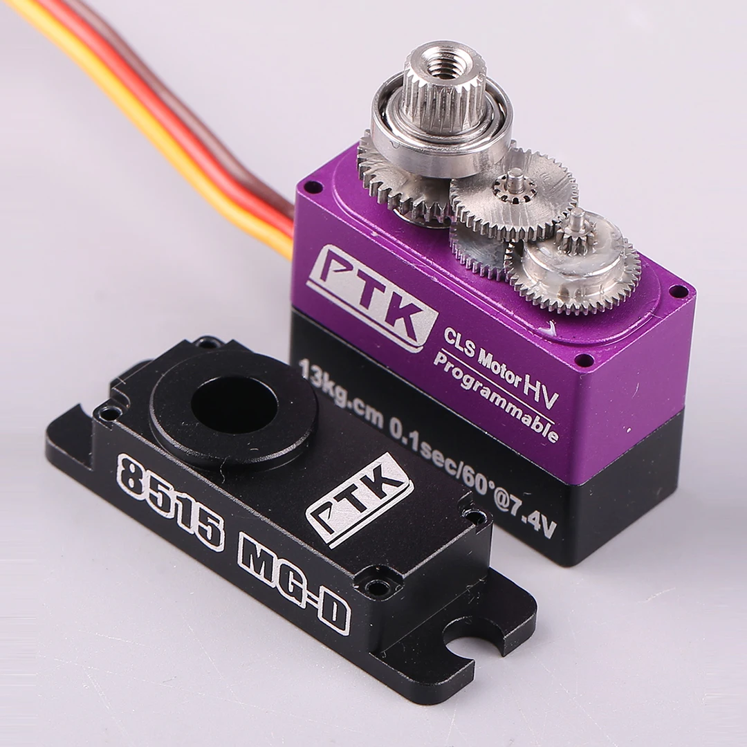 PTK 8515 MG-D Micro Servo 17g Digital HV Servo Todo Metal RC Modelo Aeronave Asa Fixa Helicóptero Drone Servo