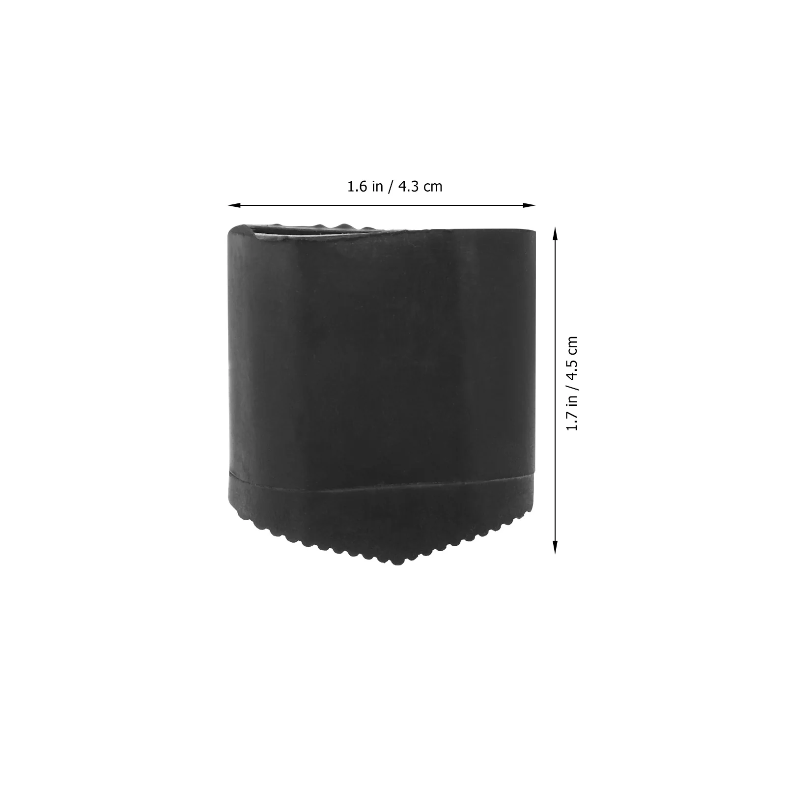 

4Pcs Ladder Feet Protectors Silicone Covers Non-Slip Thick Protective Pads Anti-Scratch Sound Insulation for Extension Ladder