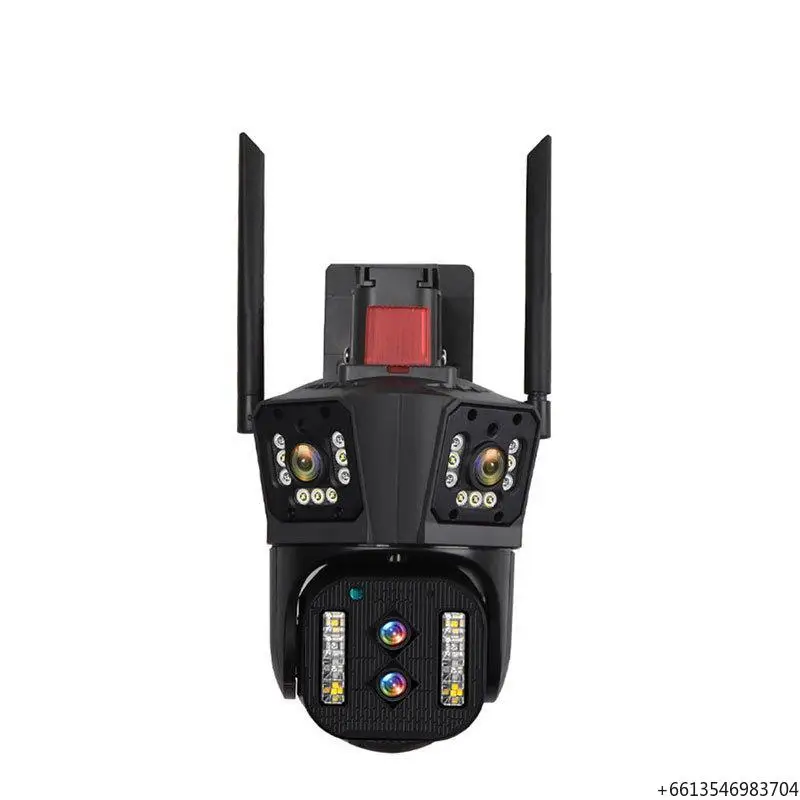 IP 66 Durable Camera Multifunctional High-resolution 4-Lens 3 Screens Sound Alarm Monitor