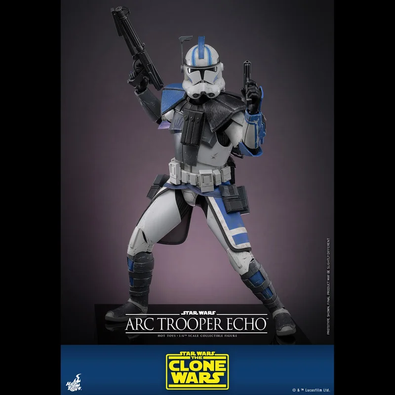 In Magazzino HOTTOYS HT 1/6 TMS133 Star Wars The Clone Wars Arc Trooper Five Echo Action Figure da collezione Modello Giocattolo A Sorpresa Regalo