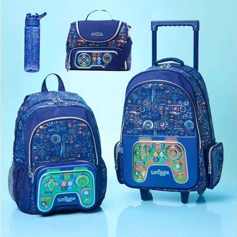

Genuine Australia Smiggle Outdoor Backpack Hot-Selling Series Game Controller School Student Large-Capacity Bag Children Gifts