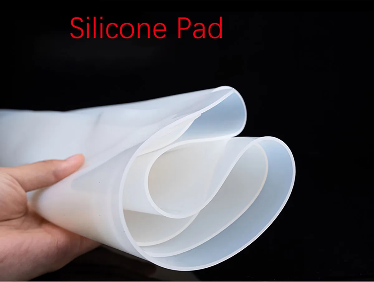 Translucent Silicone Rubber Sheet White Silicone Gasket 0.5-30mm No Peculiar Smell High Temperature Resistance Silicone Sheet