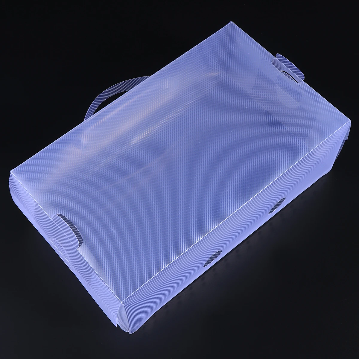 

Transparent Plastic Shoe Box Storage Organizer for Women Shoes Belts Scarves Socks Cosmetics Accessories Portable Container