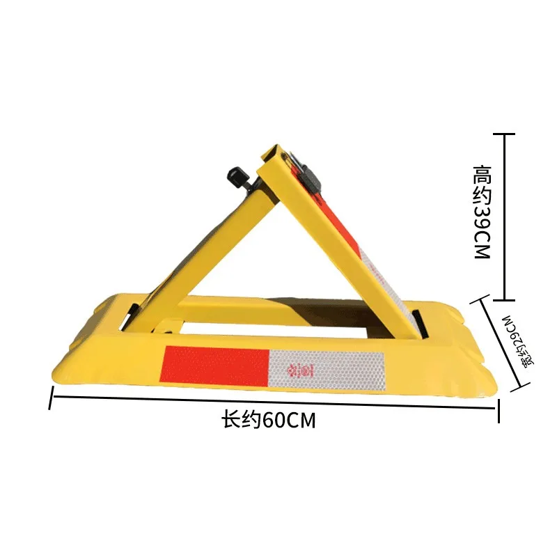 One Octagonal Triangular Parking Lock Special Parking Space Lock Channel Steel Car Lock