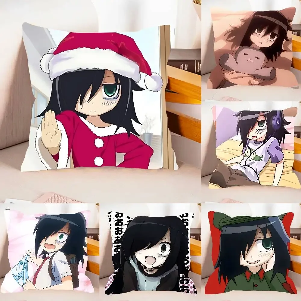 Y-Tomoko Kuroki Pillow Case Pattern Printed Pillowcase For Living Room Sofa Cushion Cover & Bedroom Decor