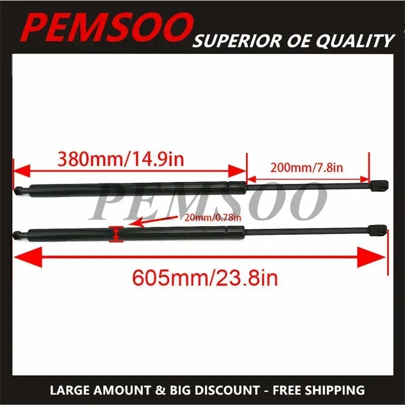 New 68950-0E030 for Lexus RX AL10 RX350 RX450H GGL15 GYL Lift Supports Shock Gas Struts Spring Tailgate Rear Trunk Boot Damper