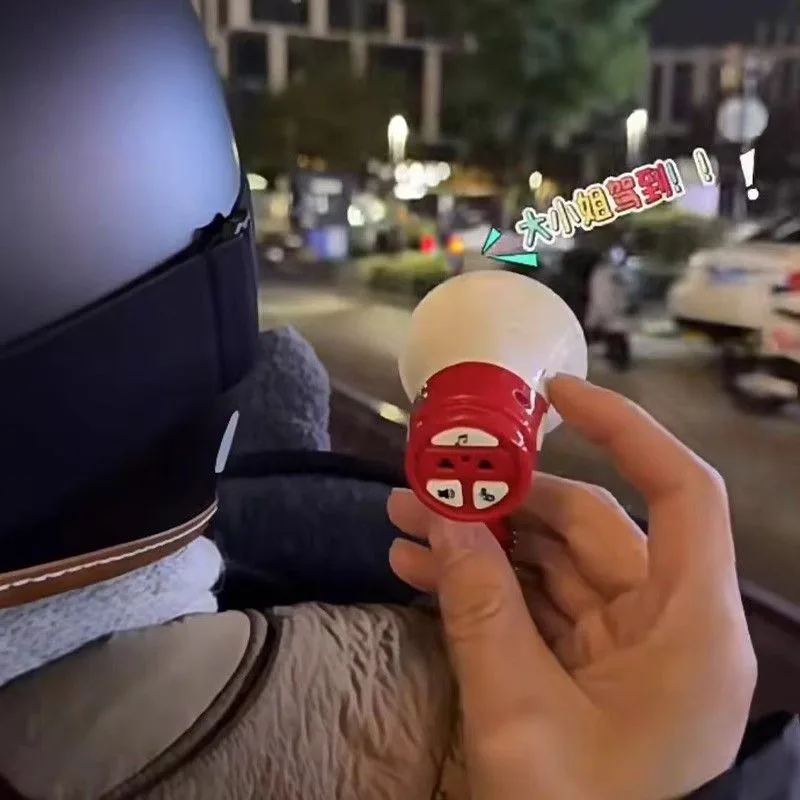 Altoparlante Musica Tromba Portachiavi Altoparlante Carillon Portachiavi musicale Ciondolo Registrazione Commemorare Altoparlanti portatili Giocattolo