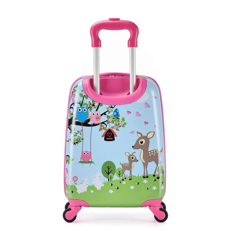 13/18 Zoll Mini Kinder Koffer Schöne Cartoon Gepäck Set PC Deer Dinosaurier Trolley Gepäck Studenten Schultasche Drag Case