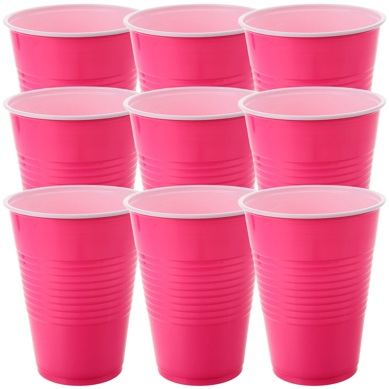 

20pcs Plastic Cups For Party Disposable Drink Cups Clear Sturdy Bottom Suitable Wedding Festival Camping Restaurant Use