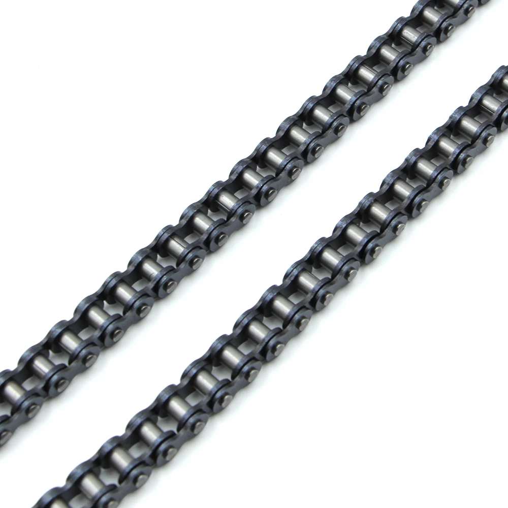 219 Motorcycle Drive Chain Standard Roller Drive Chain Suitable for Mini Dirt Bike Pocket Bike ATV Quad Bike Mini Motorcycle