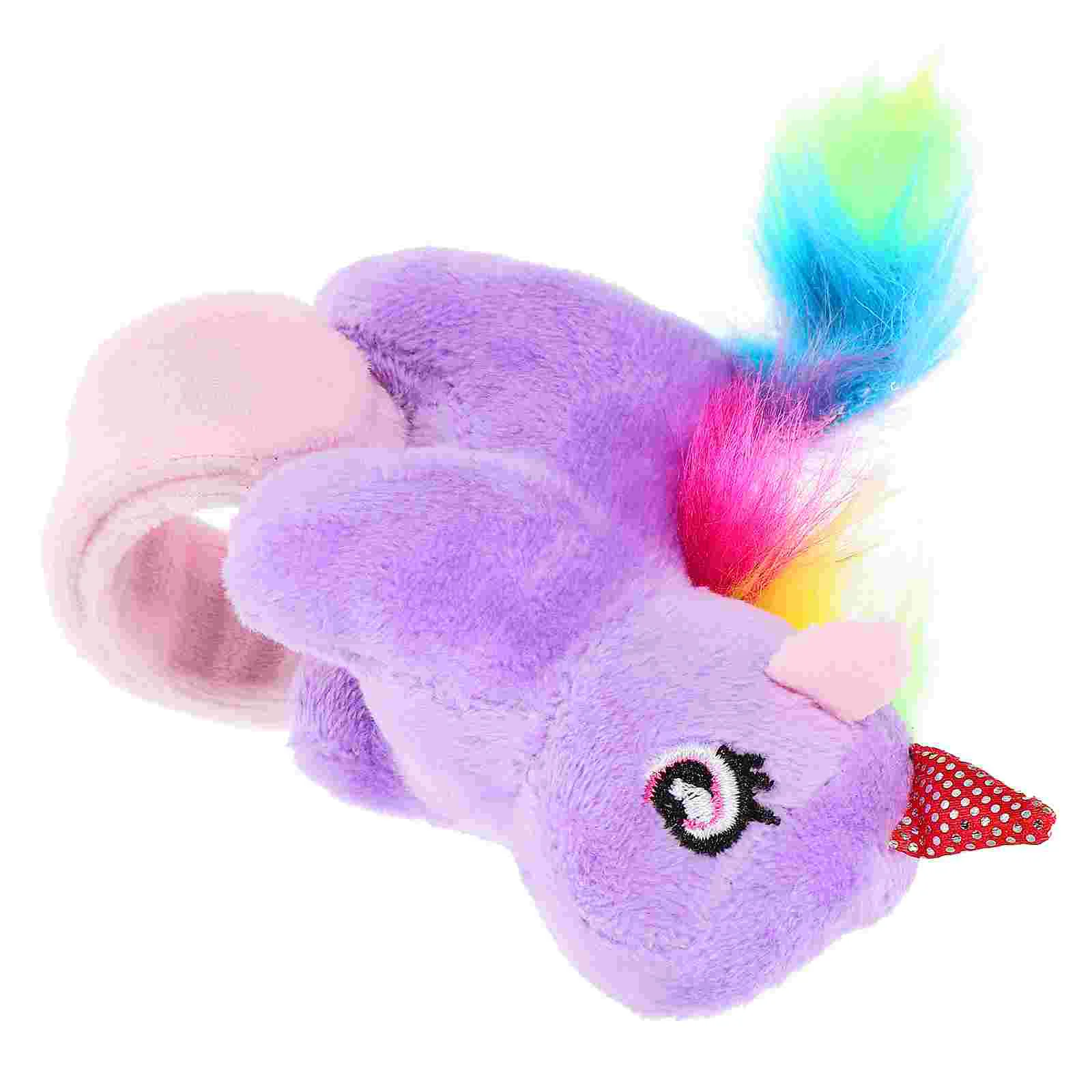 Stuffed Animal Snap Bracelets Animals Hug The Ring Wrist Straps for Children Kids Party Favors Funny Slap