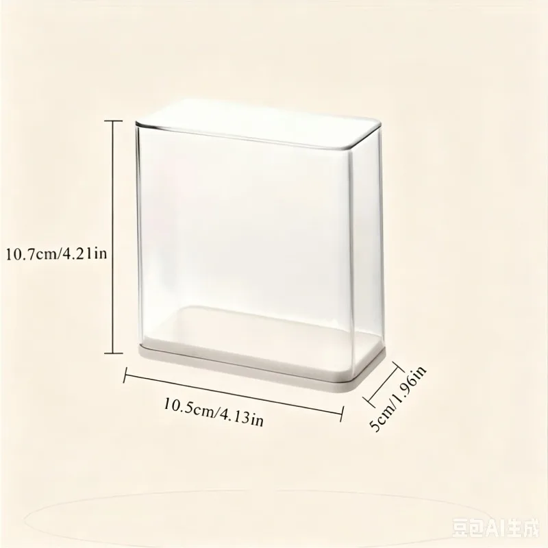 5/10pcs Transparent Medal Display Case with Base Honor Badge Commemorative Display Stand Badge Storage Box Clear Display Holders view 3