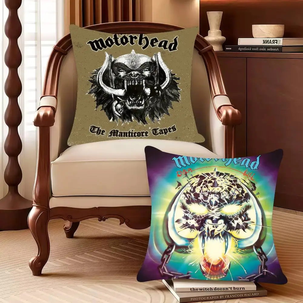 

Band The Manticore Tapes M-MotorheadS Pillow Case Decor Protective Covers Comfortable soft for Sofa Living Room Home office