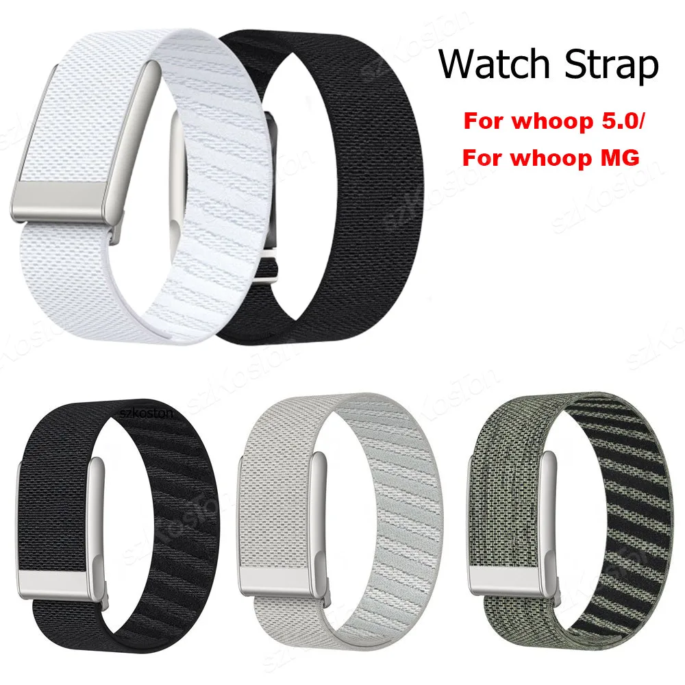 สําหรับ Whoop 5.0/Whoop MG นาฬิกาสร้อยข้อมือ LOOP นุ่มแถบ Breathable ยืดสายรัดข้อมือฟิตเนส Tracker Whoop Life ECG สายรัด