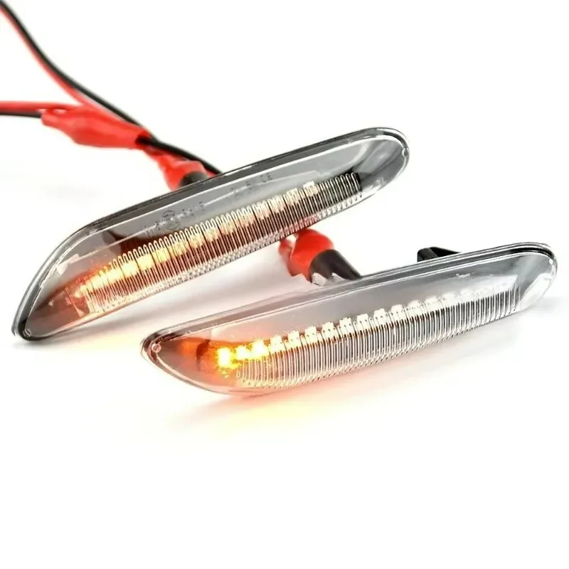 

2 шт. для светодиодов, без ошибок, динамический боковой маркер, указатель поворота, последовательное мигание для E90 E91 E92 E93 E60 E87 E82 E46