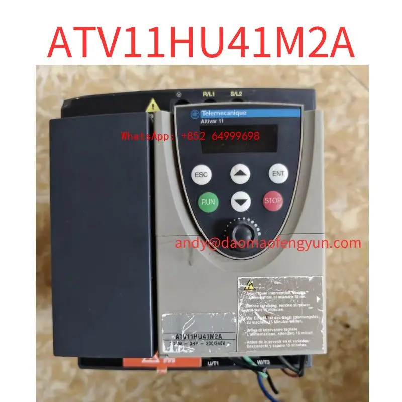 

Second-hand Frequency converter ATV11HU41M2A 2.2KW 220V Test OK