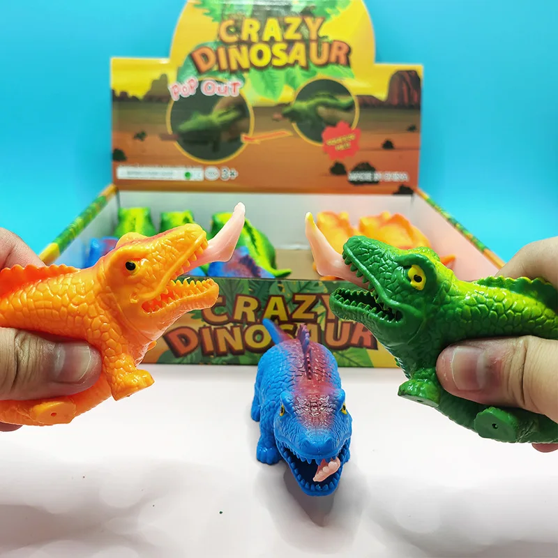 

Creative Cartoon Spoof Squeeze Cannibal Dinosaur Toys Fun Stress Relief Children's Toys Cannibal Squeeze Toys Party Favours