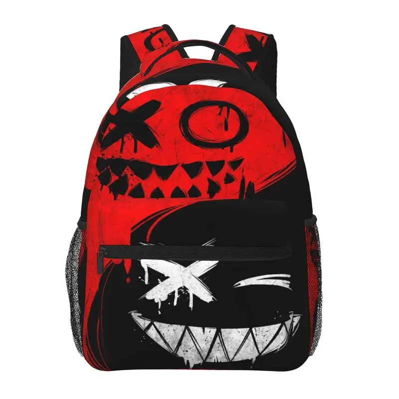 Evil Head Travel Backpack for Boys Girls Teenager Student School Bookbag Daily Casual Laptop Backpack Hiking Camping Daypack