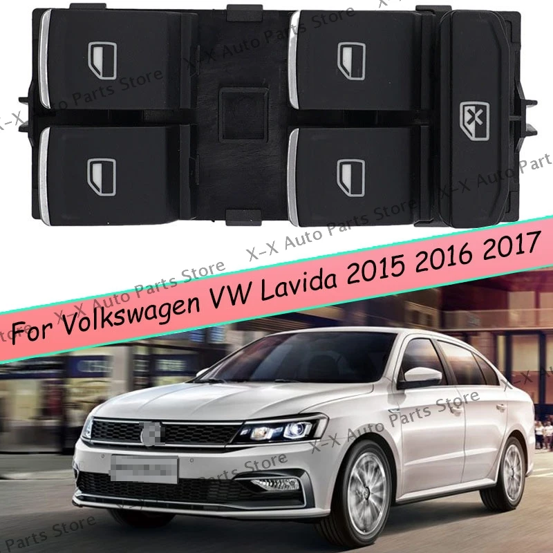 

OEM: 18D959857J New Front Left Power Window Switch Button For Volkswagen VW Lavida 2015 2016 2017