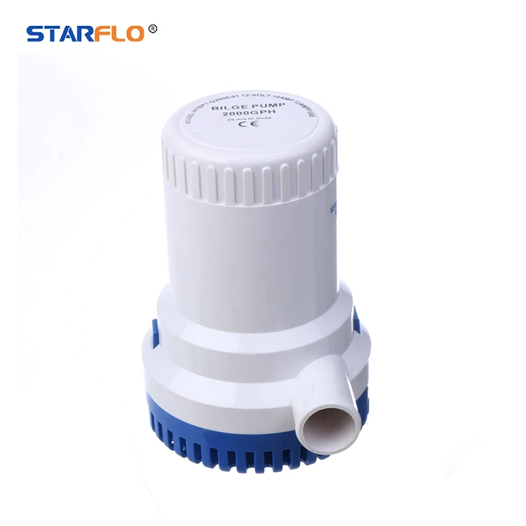 STARFLO 2000GPH 12 Volt Lens Membraanpomp Mini Elektrische Marine Dompelpomp voor Boten