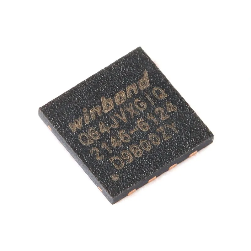 1 pcs Original Genuine SMD Serial Flash Memory Chip W25Q64JVXGIQ XSON-8 3V 64M-bit, For PCB Development, Firmware Burning, Compa