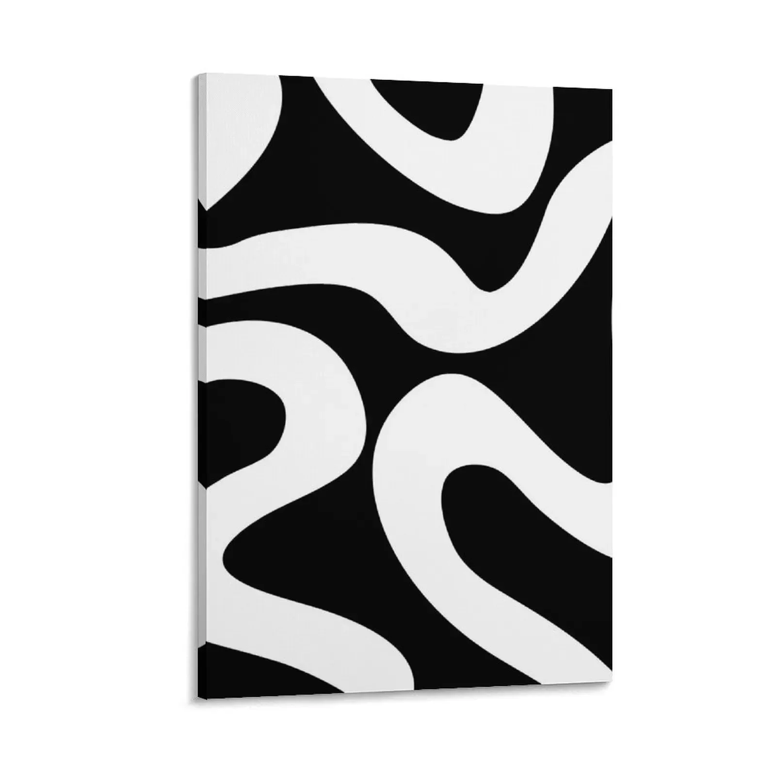 

Abstract waves - black and white Canvas Painting home decor canvas wall decoration decorative pictures for living room