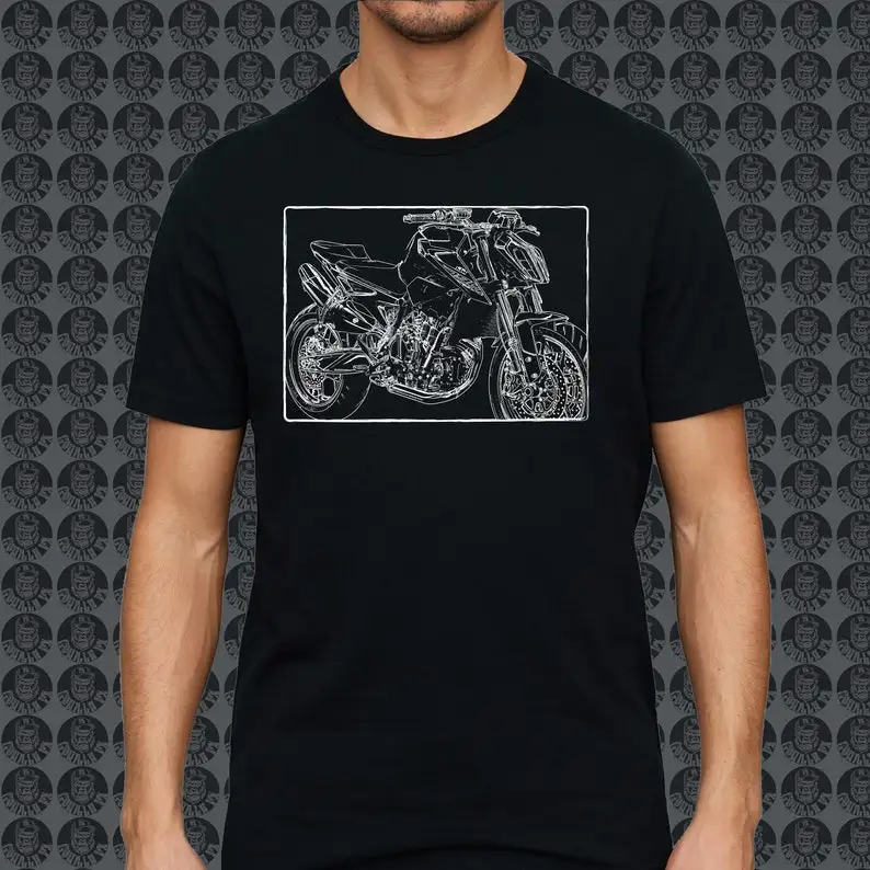 KTM-k 790 DUKE Motorcycle Motorbike GorillaFX Graphic style02 Design Tshirt Print