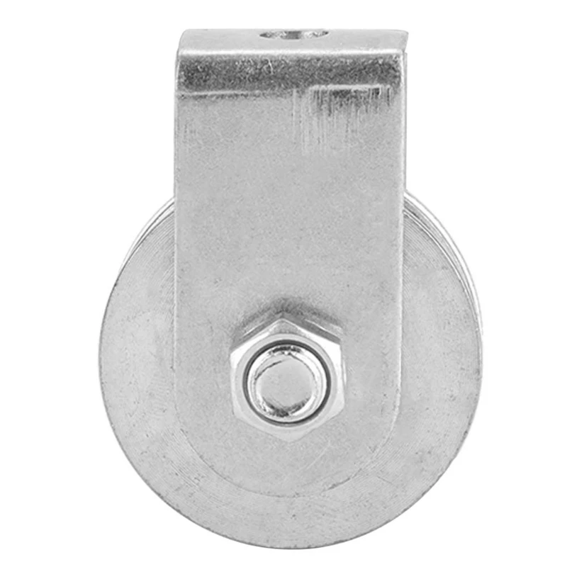 0.3Tons Pulley Roller Professional Sturdy Lifting Wheel Stainless Steel Half Sheathed Bearing For Wire Rope Pulley Dropship