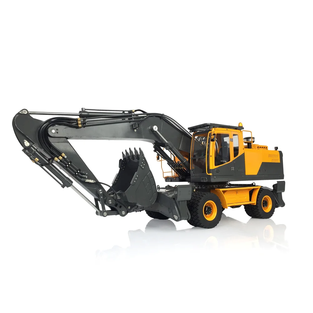 LESU 1/14 완성형 Aoue ET30H RC 굴삭기 금속 유압 휠형 액정 디스플레이 THZH1185-SMT4