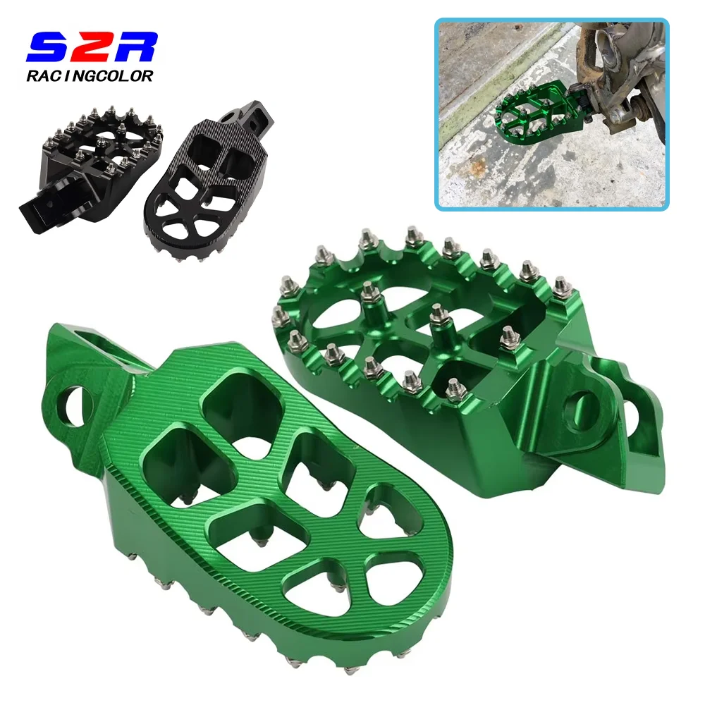 

ForKawasaki KX65 2000 - 2024 KX100 KX112 KLX140 KLX140L KLX140G Motorcycle Accessories Footrest Footpegs Foot Pegs Rests Pedals