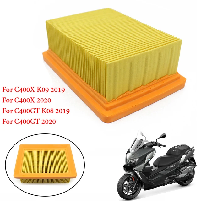 Wymiana motocykla silnik filtr wlotu powietrza Cleaner filtr powietrza do skutera dla BMW C400GT C400X C400 GT/X 2019-2020