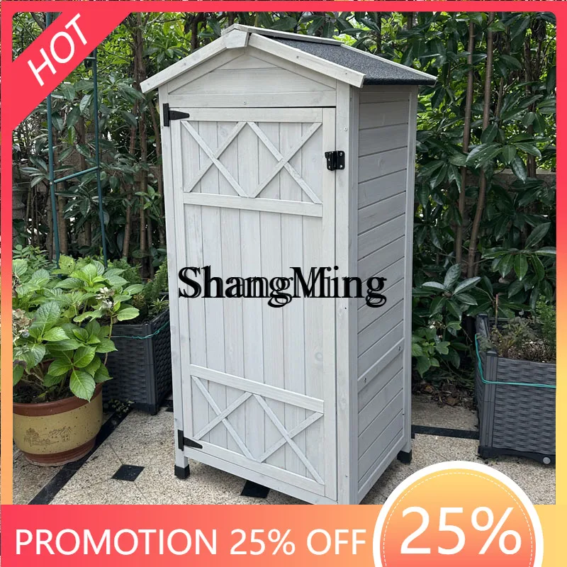 

SM Storage Cabinet Miscellaneous Cabinet Storage Box Garden Miscellaneous Box Outdoor Courtyard Large
