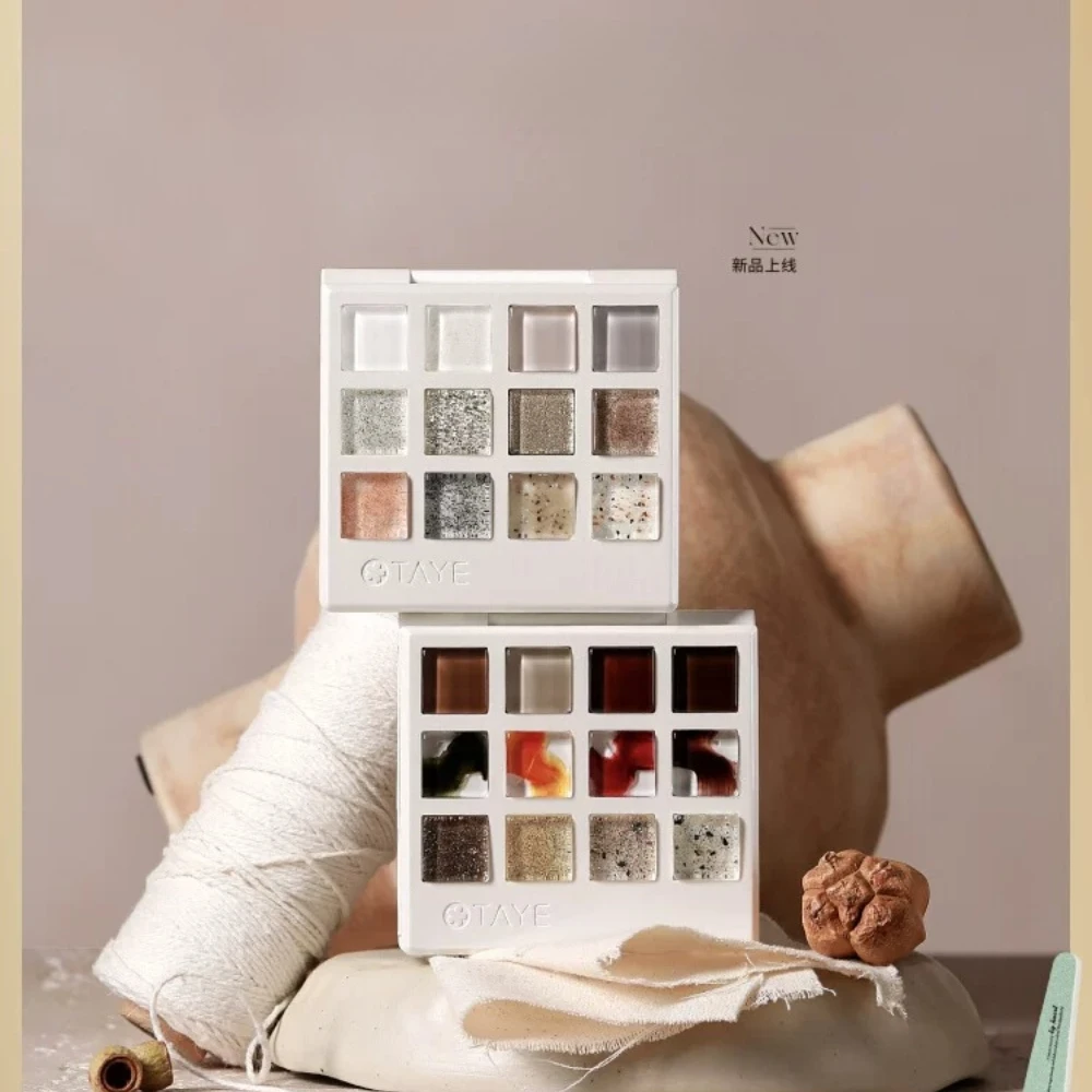 Rubik's Cube Bitter Flavor Material Gel Spring Summer Amber Whitening Ins Style Relief Texture Gel Christmas Nail Material Glue