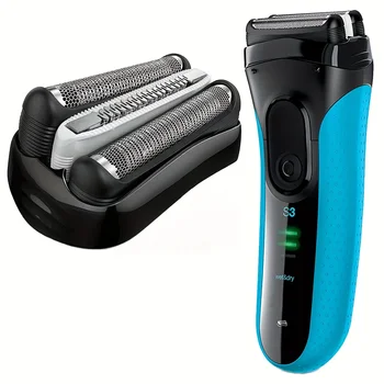 32B เปลี่ยนหัวโกนอุปกรณ์เสริมสําหรับ Braun Series S3 3040s 3000s 310 3010 3080s-4 3050cc 390cc 380s, 3090cc ฯลฯ