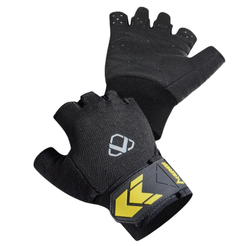 

Перчатки для спортзала с половиной пальца, тяжелая атлетика, гантели, тренировочные противоскользящие перчатки для фитнеса с поддержкой запястья, упражнения для кроссфита