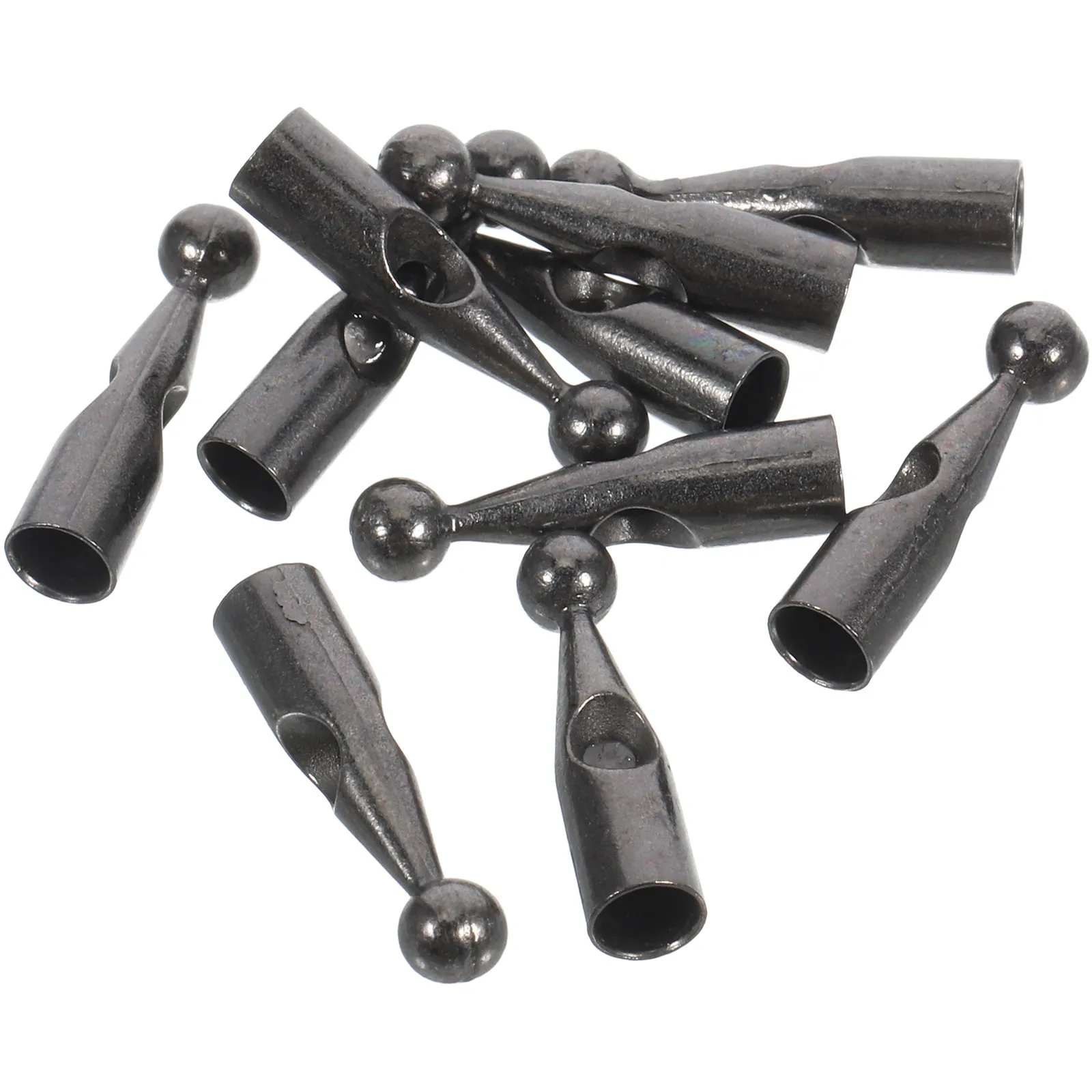 10Pcs Rain Umbrella Tail Beads Metal Bone Covers for Folding Umbrellas Perfect Fit Stylish Design Umbrella Parts Replacement
