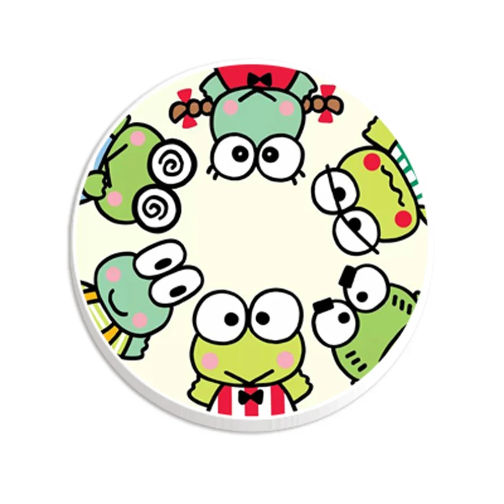 

10 Pcs /Lot Sanrio Resin Accessories Cute Keroppi Acrylic Planar Resins For Hair Bow Charms DIY Phone Decorations