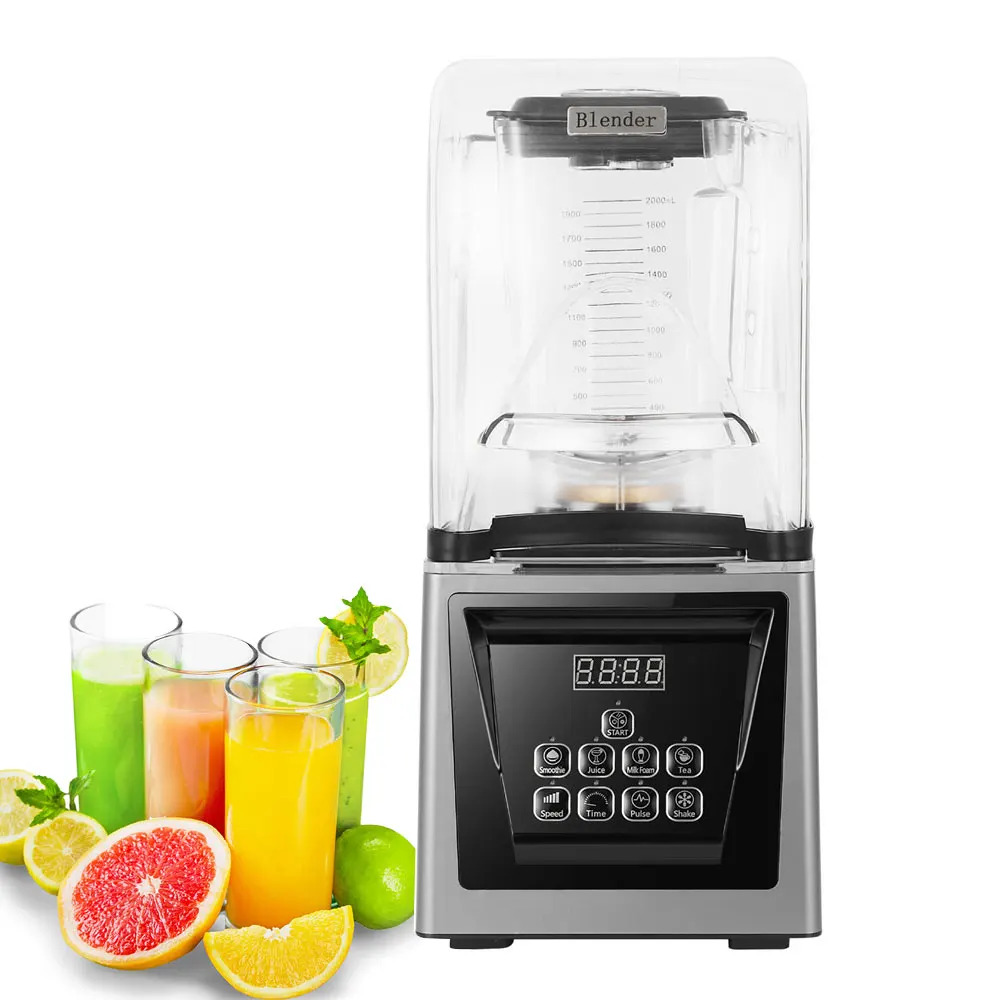 

Food Processor Blender Fresh Fruit Blender Electric Mixer Grinder Commercial Heavy Duty Smoothie Blender