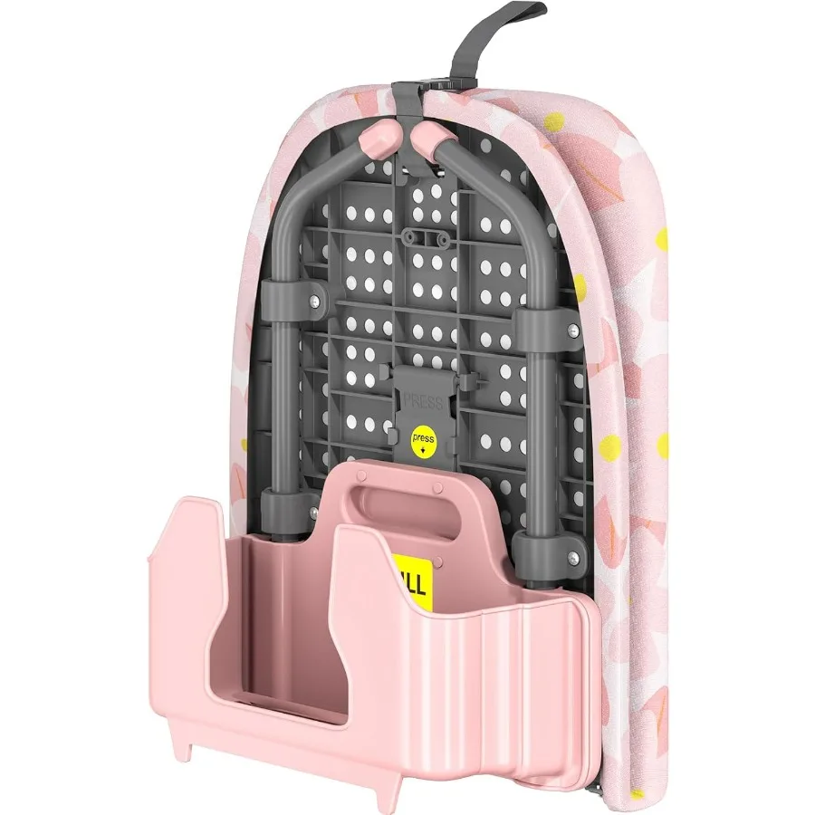 

Small Ironing Board with Iron Holder, Compact Iron Board with Non-Slip Feet, Portable Tabletop Ironing Board with Cotton Cover f