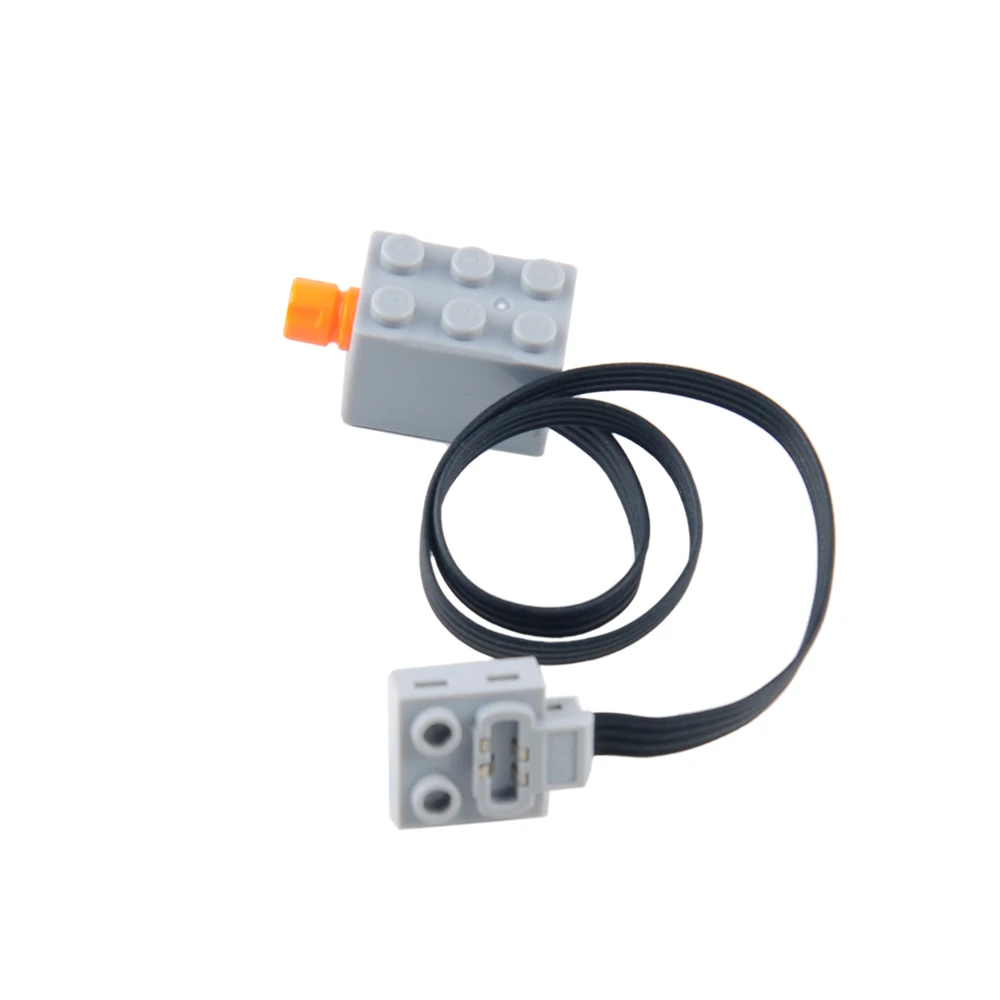 Micro Mini Motor 2x3 para bloques de construcción MOC, piezas de funciones de potencia compatibles con Legoeds 43362c01 2986, construcciones personalizadas DIY