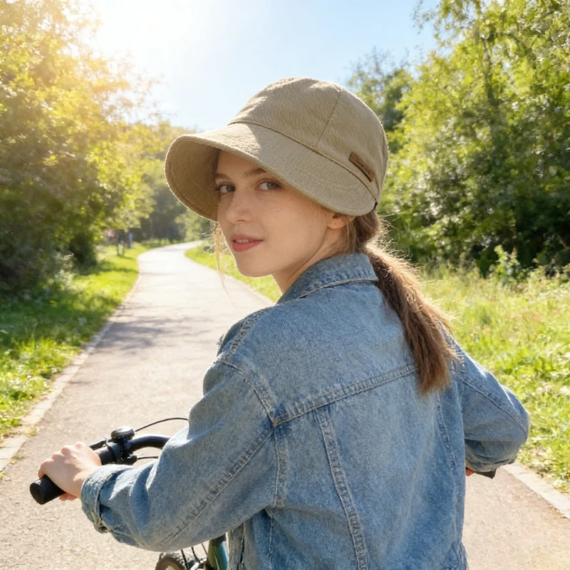 Hat Women's Summer Cute Fashion Fisherman Hat Korean Edition New Outdoor Sunscreen Hat Small Fragrant Wind UV Baseball Hat
