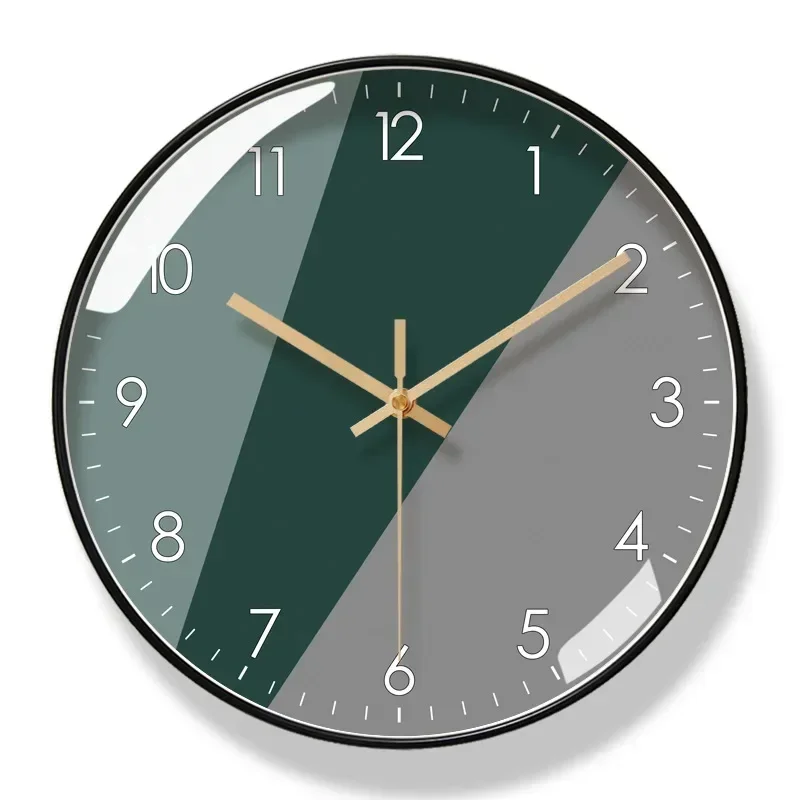 Simple Fresh Design Wall Clocks Light Luxury Fashion Nordic Clocks Silent Sweep Second Quartz Clock Living Room Home Decoration