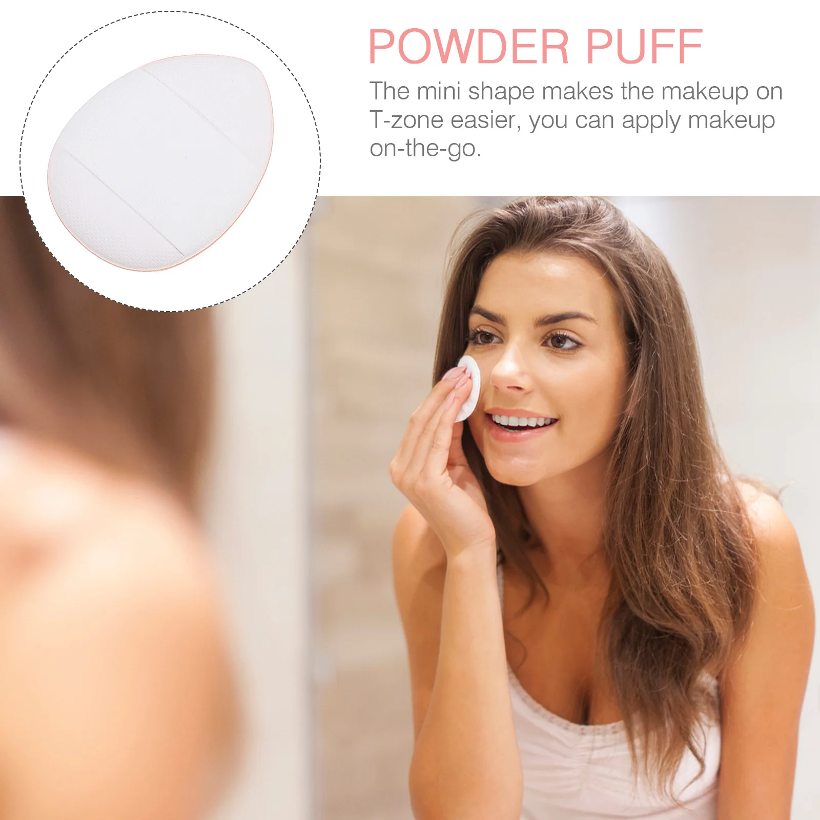 20 stuks mini make-up bladerdeeg poederdons comfortabele huidvriendelijke snelle concealer applicator voor gezichtspoeder schoonheidsspons