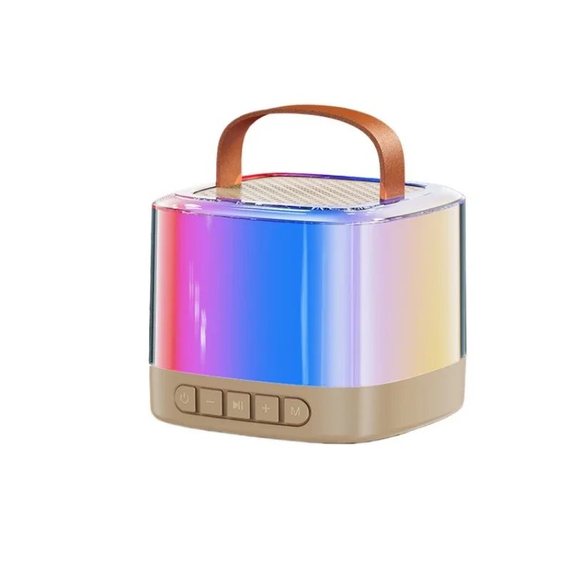 

1Colorful small stereo bluetooth home wireless speaker home outdoor subwoofer