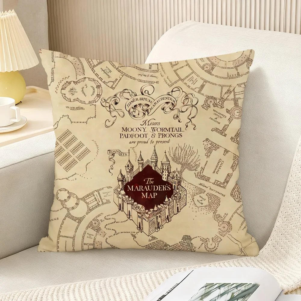 H-harry P-potter cushion cover Bedroom Sofa Decorative home Car portable Cushion Cover With Zipper Soft pillowcase - view 5
