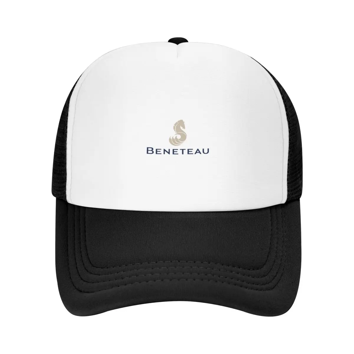 Beneteau Yachts Logo Fishing Cap Casual Mesh Baseball Caps Adjustable Hat Hip Hop Summer Unisex Baseball Hats Polychromatic