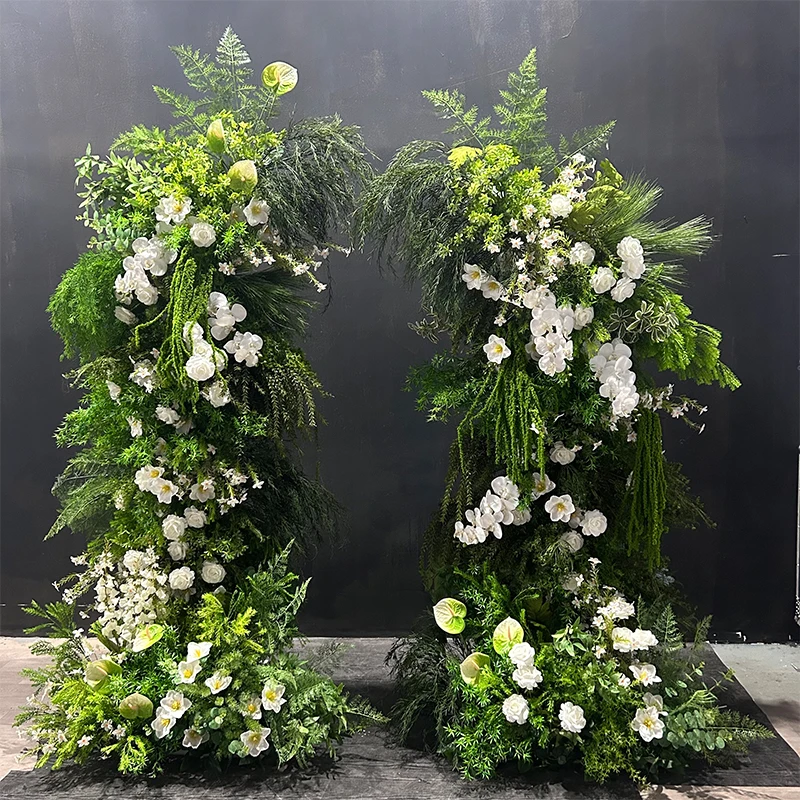 

Mori horn arch style wedding decoration Lu Xun grass flower wedding wedding engagement arrangement flower door landscaping