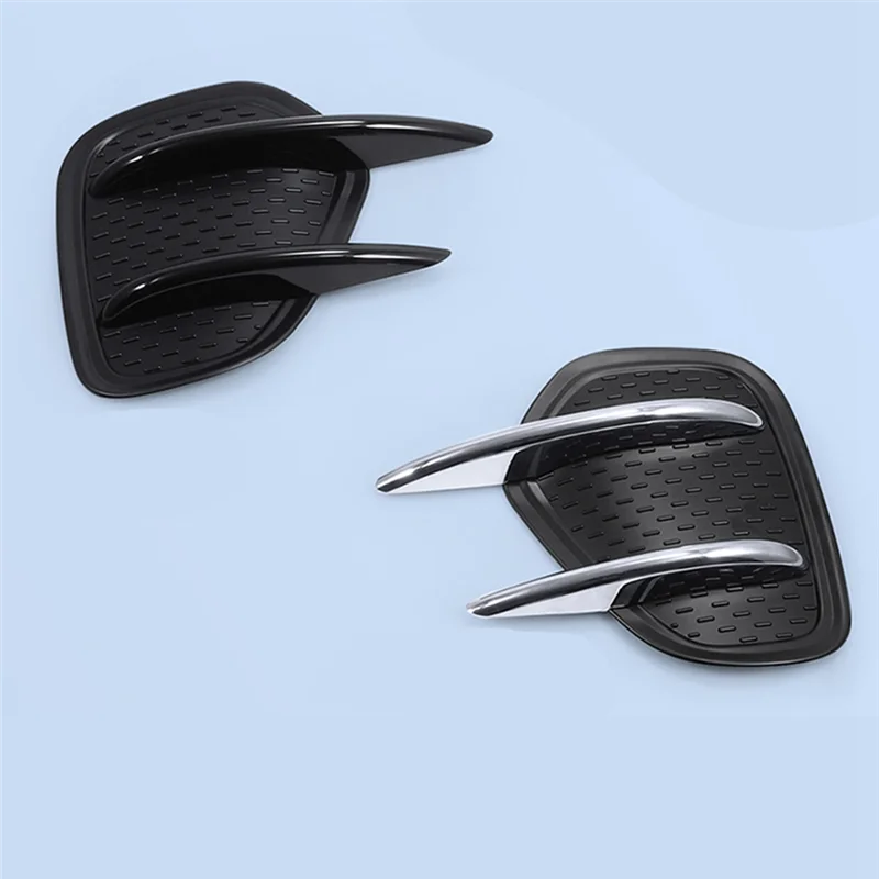 

A73X-1Pair Front Bumper Splitter Trim Cover For Mercedes Benz X247 Glb200 Glb220 24-25 Fog Lamp Air Knife Lip Spoiler Cover