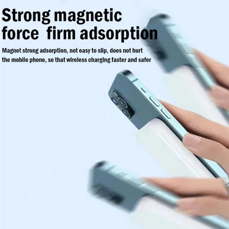 Portable Macsafe Power Bank Magnetic Wireless Powerbank For iphone 15 14 13 12 Pro Max External Auxiliary Backup Battery Pack