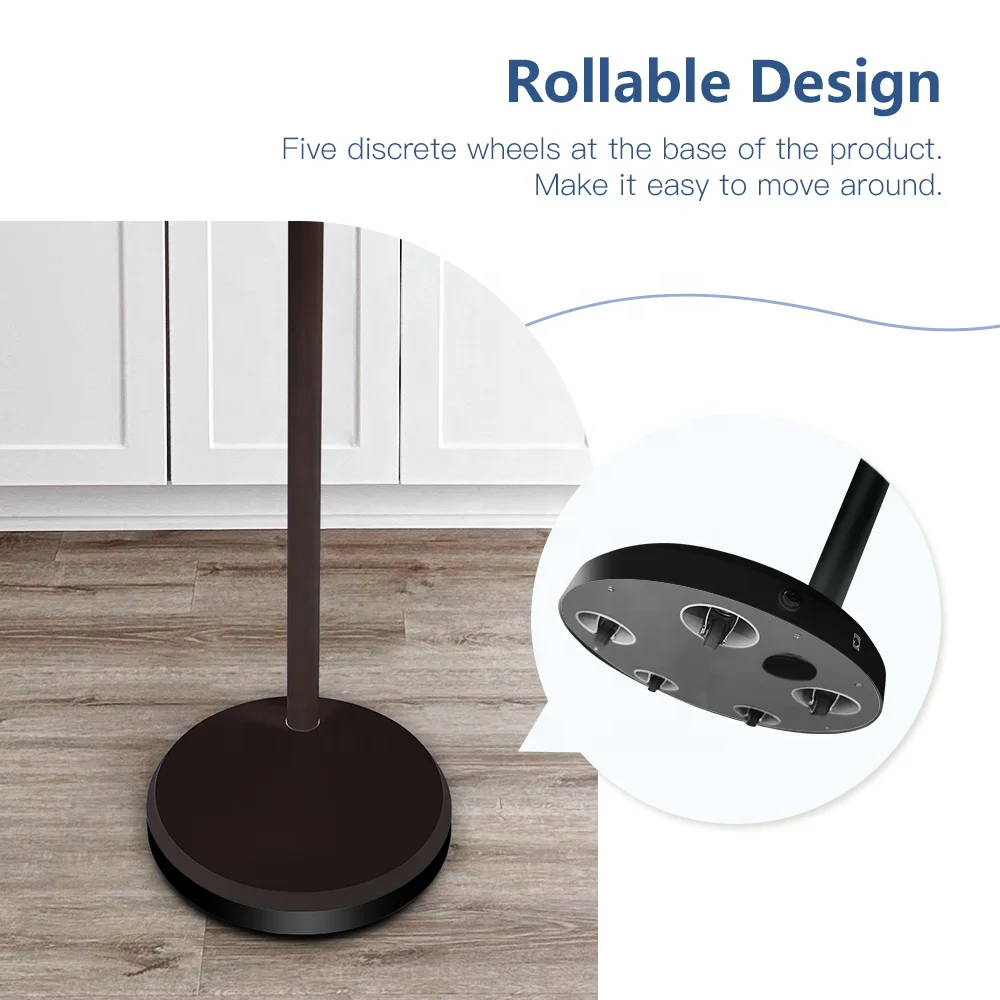 Black 21.5 Inch 4GB+64GB Smart Display  Battery-Power Android Portable TV In-cell Touch Screen Gym Gaming Live Room